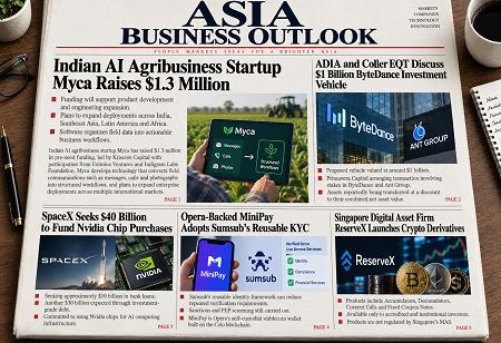  Asia Today: AI, Agritech, Fintech, Crypto & Startup Funding
