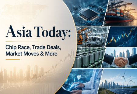  Asia Today: Chip Race, Trade Deals, Market Moves & More