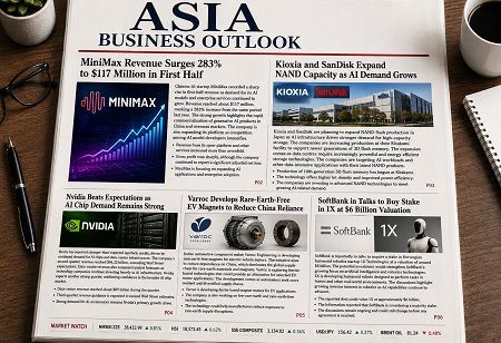 Asia Today: AI, Semiconductors, EV Technology and Robotics Growth