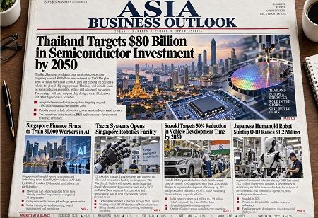  Asia Today: AI, Chips, Robotics, Autos & Technology Investment Deals