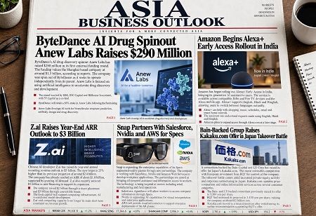  Asia Today: AI Investments, Smart Assistants, AR and Japan Deals