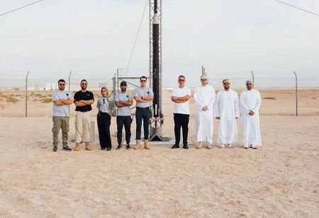  Singapore Space Startup OculloSpace Tests First Rocket in Oman