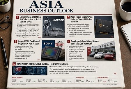 Asia Today: AI, Robotics, Chips, EVs & Cybersecurity