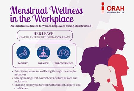  Orah Nutrichem's 'HER Leave' Policy Champions Menstrual Wellness in the Workplace