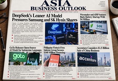 Asia Today: AI Models, Battery Tech, Fintech Funding & Corporate Deals