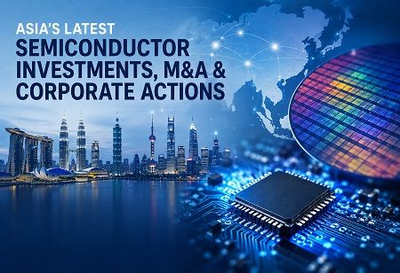 Asia's Latest Semiconductor Investments, M&A & Corporate Actions