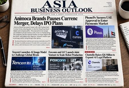  Asia Today: AI, Fintech, Robotics, Digital Assets & Investment Deals