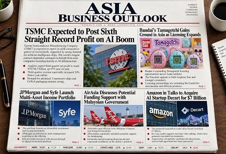  Asia Today: AI, Chips, Aviation, Digital Investing and Consumer Brands
