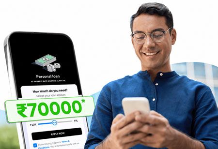  Calculate EMI for Rs. 70,000 personal loan with best tenure
