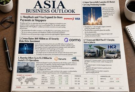  Asia Today: Digital Payments, Cybersecurity, Shipbuilding, Space & EV
