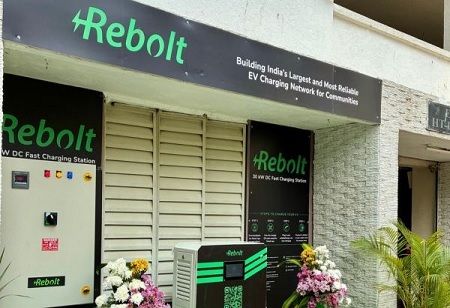  Rebolt Installs EV Chargers at RBI Bengaluru Campus