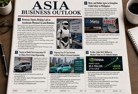  Asia Today: AI, Robotics, Semiconductors, EVs and Digital Safety